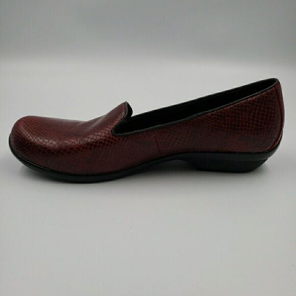 Dansko Womens Loafer Shoes Olivia Faux Snakeskin Leather Slip-On Loafer Size 38 - Picture 3 of 16